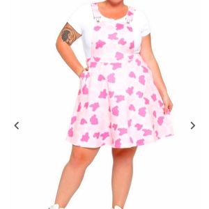 Pink Cow print Dress